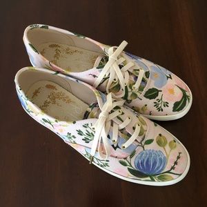 Keds Rifle Paper Sneakers size 7.5